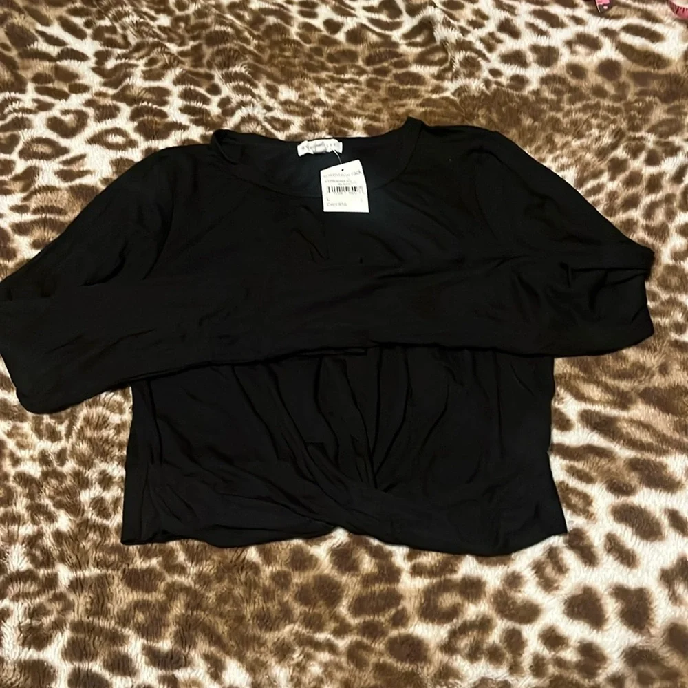 Black Long sleeve Nordstrom Shirt - Picture 1 of 4